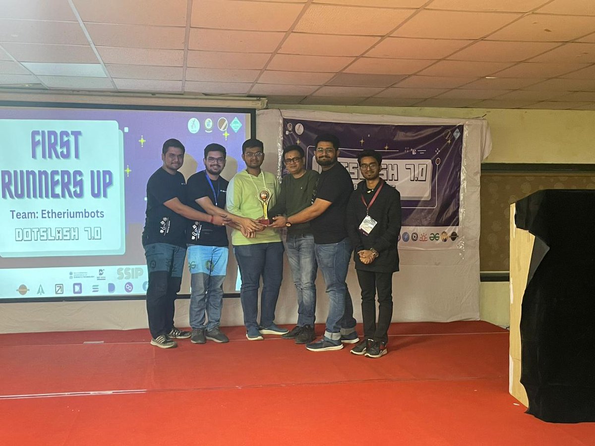 SVNIT_Surat's tweet photo. π Drumroll, please! π The moment we've all been waiting for is here β announcing the extraordinary winners of DotSlash 7.0! πβ¨
#ssip #ashine #DevelopedAtDotSlash #Hackathon #ACMNITSurat #ACM #SVNIT #DotSlash #coding #DotSlash7 https://t.co/M9KvCb35xs
