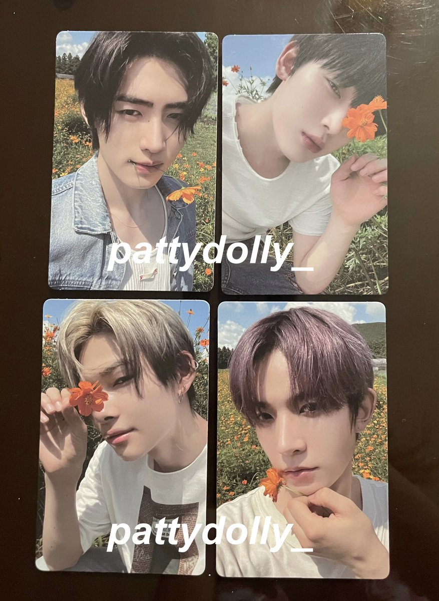 🎀wts lfb ni-ki heeseung sunghoon sunoo weverse ver pcs
𓆩 #pattysells 𓆪

ʚ ₱150 ea + pf + lsf ɞ

—X joy miner
—PAYO/5 days DOP
—dm/reply if interested

⚘ mop: gcash/paymaya
⚘ mod: sco/direct j&amp;t

t. enhypen orange blood weverse version