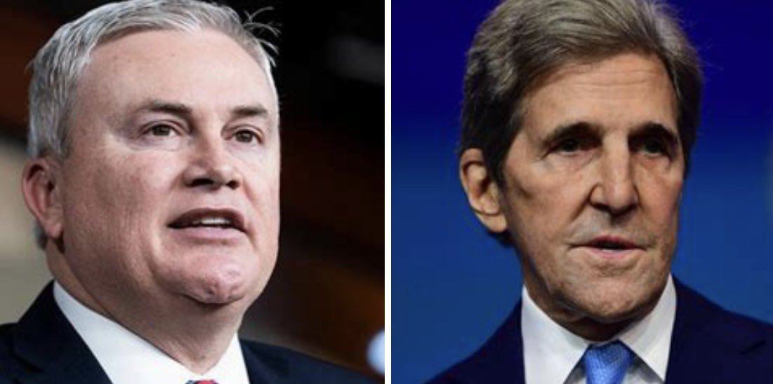 BREAKING: The House Oversight and Accountability Committee has launched an investigation into the office of Joe Biden’s so-called “climate czar,” John Kerry. Oversight Committee Chairman James Comer has revealed that lawmakers are investigating Kerry over his apparent frequent…