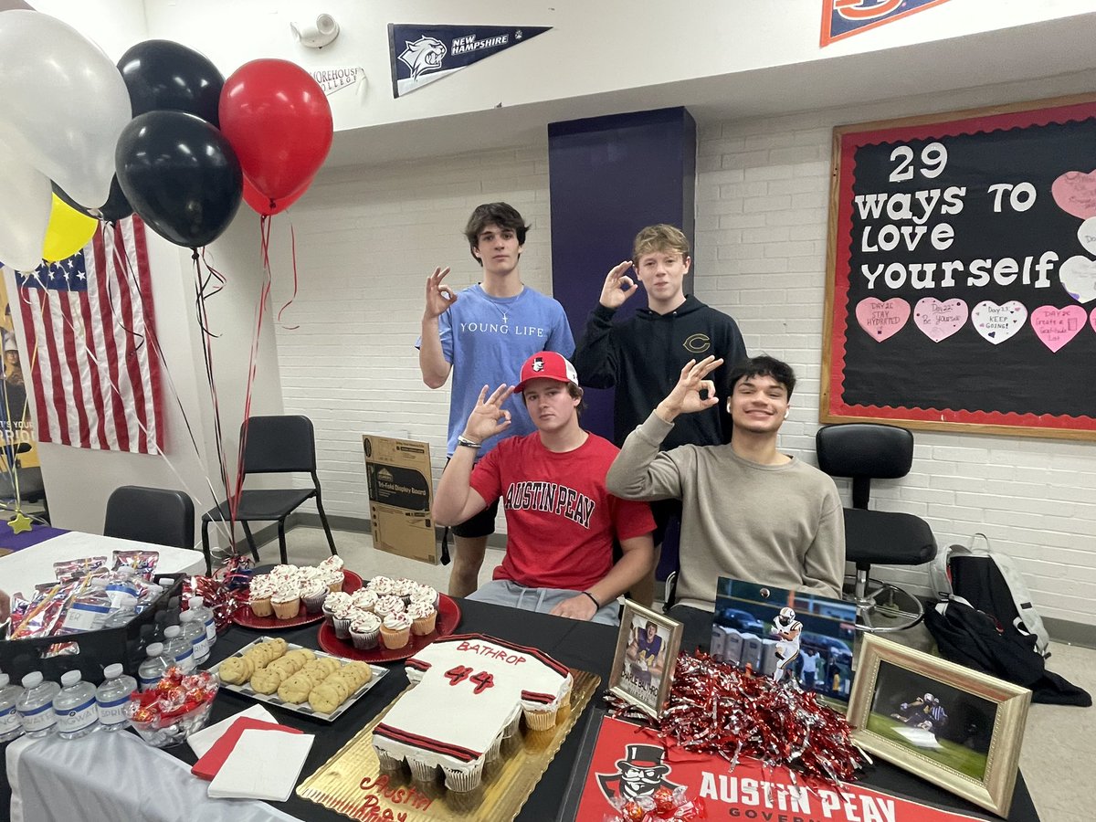 Monocles up ‼️🎩  #AGTG #NationalSigningDay #monoclesup <a href="/CoachNudo/">Jack Nudo</a> <a href="/GovsFB/">Austin Peay Football</a> <a href="/ClarksvilleFB/">Clarksville Football</a> <a href="/IsaacShelby/">Isaac Shelby</a>  <a href="/KRives16/">Knox Rives</a>