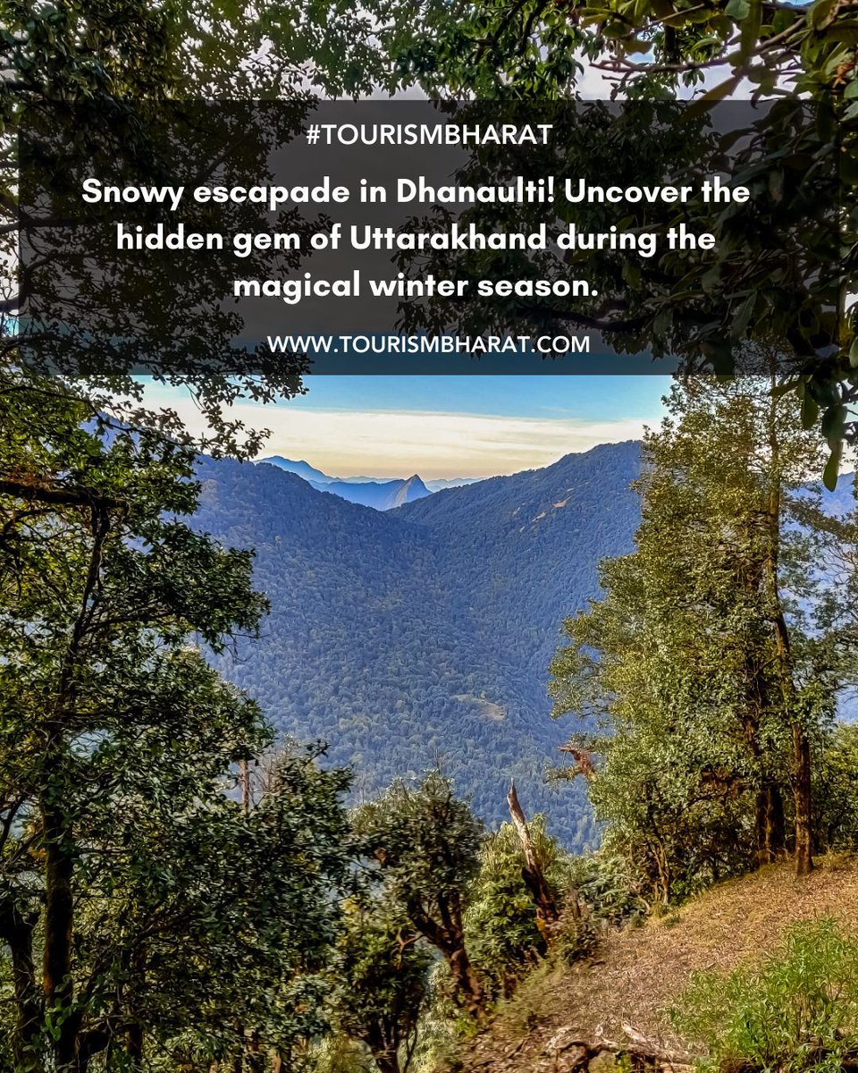 Snowy escapade in Dhanaulti! Uttarakhand's hidden gem during the winter season. #TourismBharat #Winter #Dhanaulti #Uttarakhand #hiddengems #wintertravel #escape #mountains #landscapes #valley #adventure #nature #uttarakhandtourism
tourismbharat.com/uttarakhand-to…