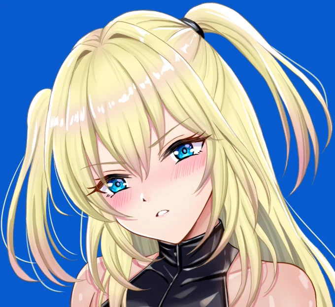 本当はこっちの「くっ、ころ」にしようかなと思ったけど、やっぱりデフォルメの方がしっくりくる 