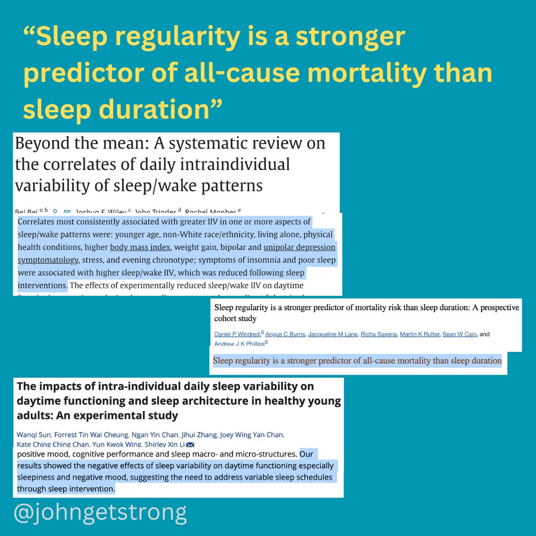 Would you trade slightly less total average sleep for more sleep consistency?

I think I would. 

Hypothesis: 

* very-low sleep nights (<6hrs) have an outsized effect on recovery. 

* even if you rebound the next night (>8hrs) and "recover" your average sleep to ~7hrs, there