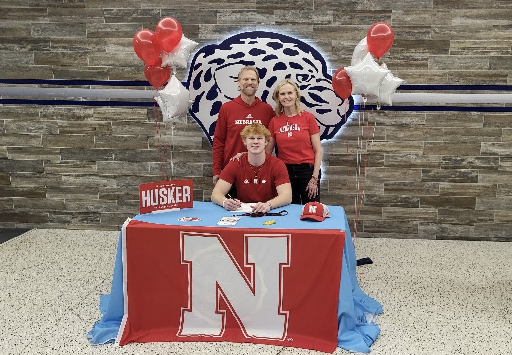 Danny King (@danny_king17) on Twitter photo It’s official 🖊️🎈 #signed
<a href="/HuskerFootball/">Nebraska Football</a> <a href="/CoachMattRhule/">Matt Rhule</a> <a href="/Coach_Satt/">Marcus Satterfield</a> <a href="/JagsFB/">Jaguar Football</a> It’s official 🖊️🎈 #signed
<a href="/HuskerFootball/">Nebraska Football</a> <a href="/CoachMattRhule/">Matt Rhule</a> <a href="/Coach_Satt/">Marcus Satterfield</a> <a href="/JagsFB/">Jaguar Football</a>
