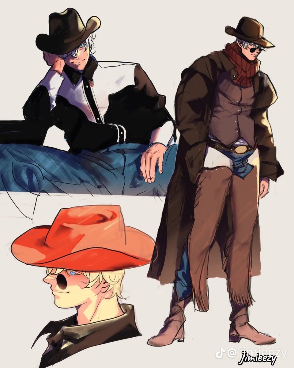 jimieezy's tweet photo. Cowboy gojo https://t.co/nn4j8g67NS