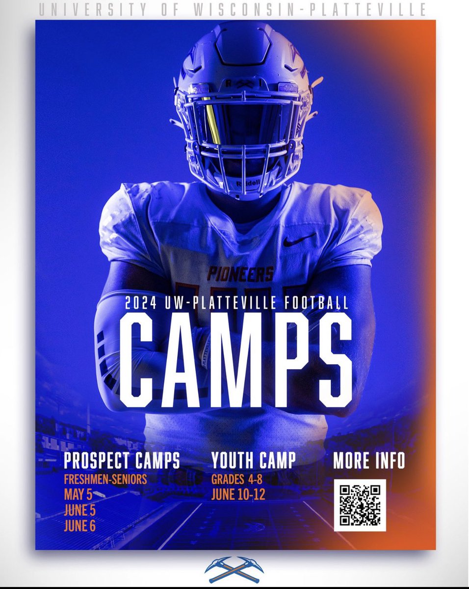 Thank you to <a href="/CoachSheehan12/">Patrick Sheehan</a> for the camp invite! 🔵🟠 

@ryan_munz @allenbt29 @coachallender7 @rydigga88 @coachbauder @uwp_coachhoff @coachjuarez_ @coachhlink <a href="/reinhardt_tyler/">Tyler Reinhardt</a>