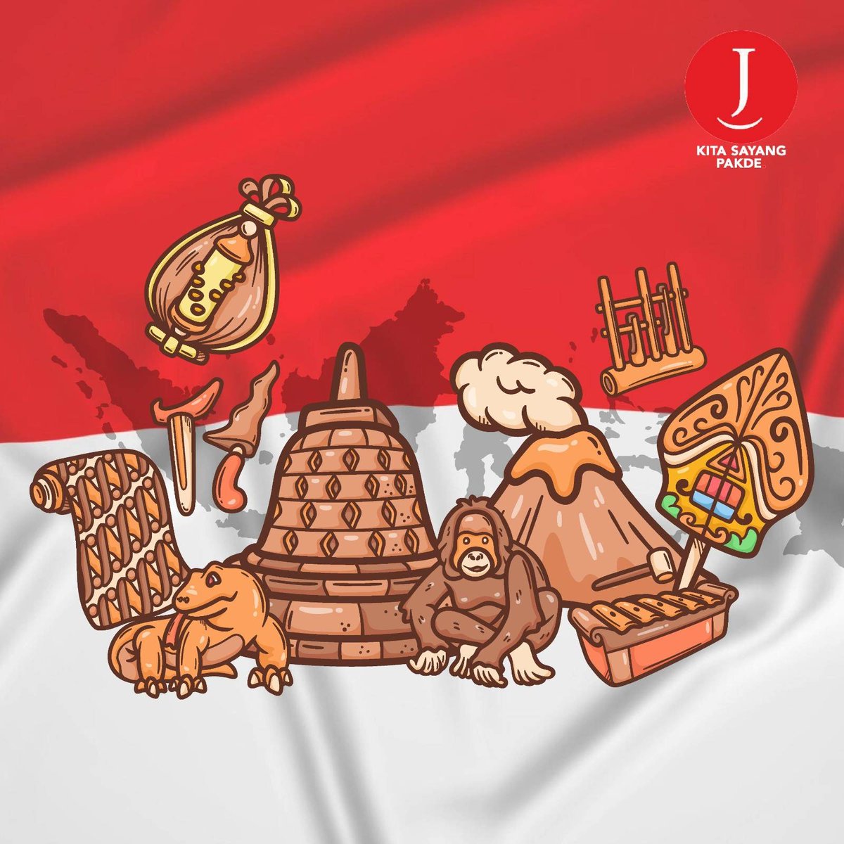 Kesatuan dalam keragaman. Ganjar Pranowo dan Mahfud MD mendukung Indonesia yang harmonis dan beragam. #SatuIndonesia