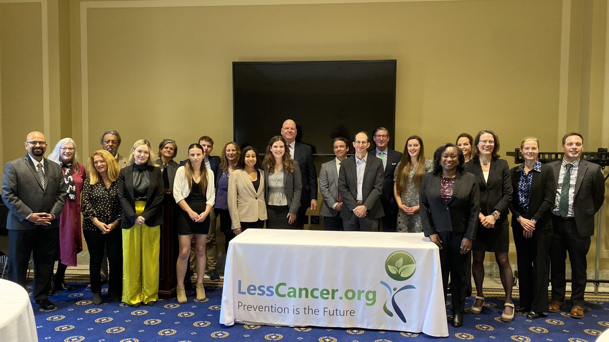 Grateful to once again join the annual National Cancer Prevention Day Congressional briefing organized by
@LessCancer @BillCouzens with @RepDebDingell
and @RepDonBeyer, and discuss research supported by @NCIPrevention @theNCI @NIH  

[@z_biya -thx for your & NCI OGCR support]