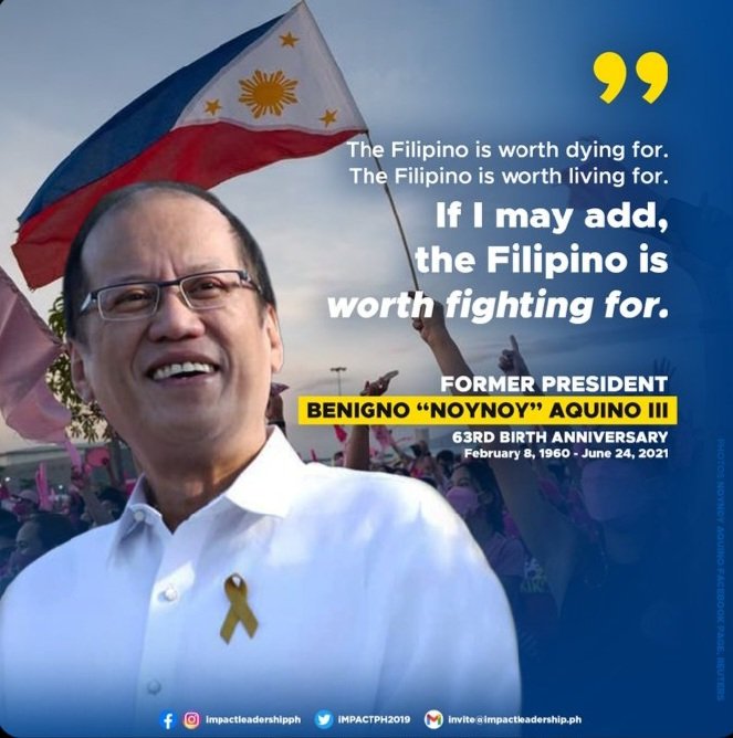 saudiboy2's tweet photo. Not only was Aquino the first Asian leader dare to take China to an international court over its South China Sea grab -- which ruled in favor of the Philippines -- Aquino also made the fight against corruption a centerpiece of Philippine politics.
HAPPY BIRTHDAY! https://t.co/5Zxfeq078y