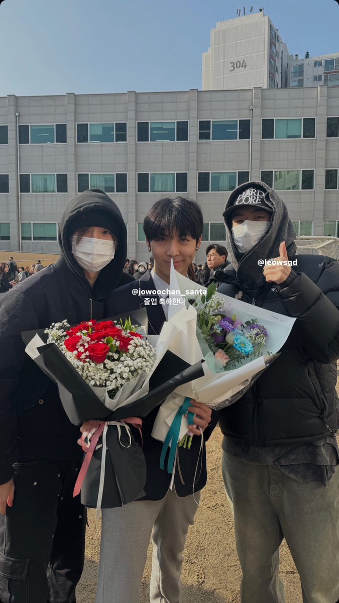 ALLF0RLEO's tweet photo. leo and sangwon went to woochan’s graduation 😭😭😭😭😭 https://t.co/1mn2QA9EAB