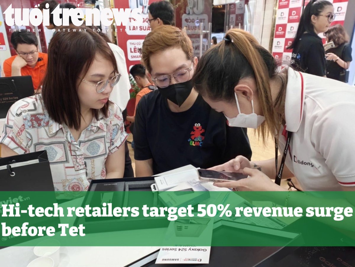 VietNewsGateway's tweet photo. The iPhone 14 Pro Max 128GB Purple and iPhone 11 continue to maintain their leading positions in terms of revenue.
Full story: https://t.co/qrgzuzFbZ3
#Vietnam #HoChiMinhCity #Tech #iPhonr #Samsung https://t.co/4NbfDMW1Rc