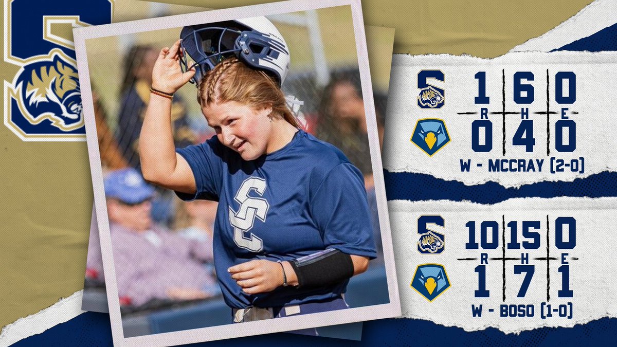 𝙎𝙊𝙁𝙏𝘽𝘼𝙇𝙇 @GoStillmanSB (4-0) sweeps first-year @SSACsports member Point University in a non-conference doubleheader 📰 gostillman.com/news/2024/2/7/… NEXT: Home Opener - Friday, Feb. 9 vs Oakwood, 2 p.m. DH