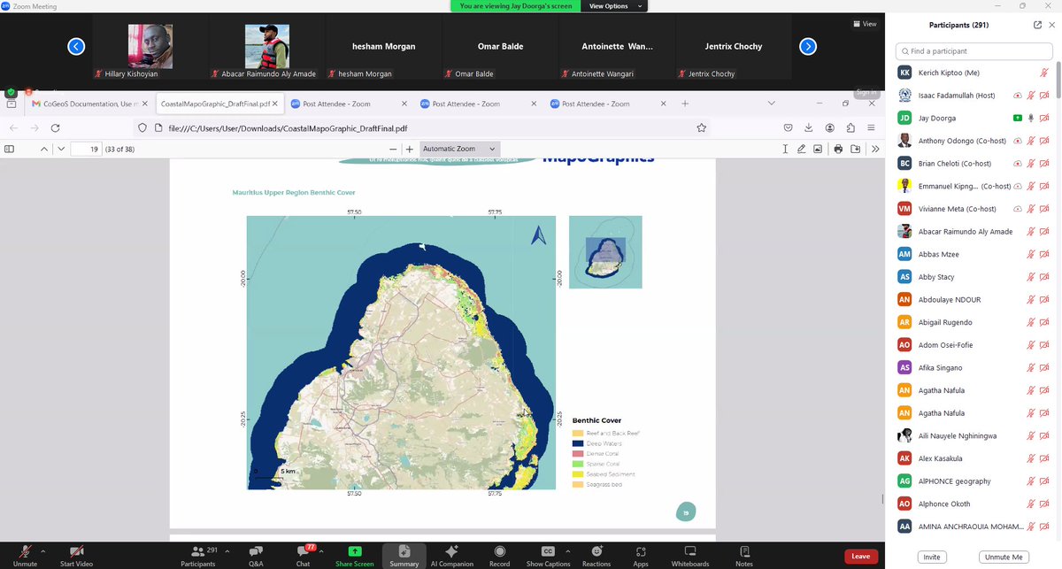 RCMRD GMES project (@rcmrd_gmes) on Twitter photo Day 1 of Coastal Geomorphology Mapping and Shoreline Change Analysis Online Training done!
Over 295 participants joined us
Join us again today for Day 2 at the same time!
Login:us06web.zoom.us/meeting/regist…
<a href="/LocateIT_KE/">LocateIT_KE</a> <a href="/GMESAfrica/">GMES, and Africa</a> <a href="/AfricaGmes/">GMES&Africa MARCOSIO</a> Day 1 of Coastal Geomorphology Mapping and Shoreline Change Analysis Online Training done!
Over 295 participants joined us
Join us again today for Day 2 at the same time!
Login:us06web.zoom.us/meeting/regist…
<a href="/LocateIT_KE/">LocateIT_KE</a> <a href="/GMESAfrica/">GMES, and Africa</a> <a href="/AfricaGmes/">GMES&Africa MARCOSIO</a>