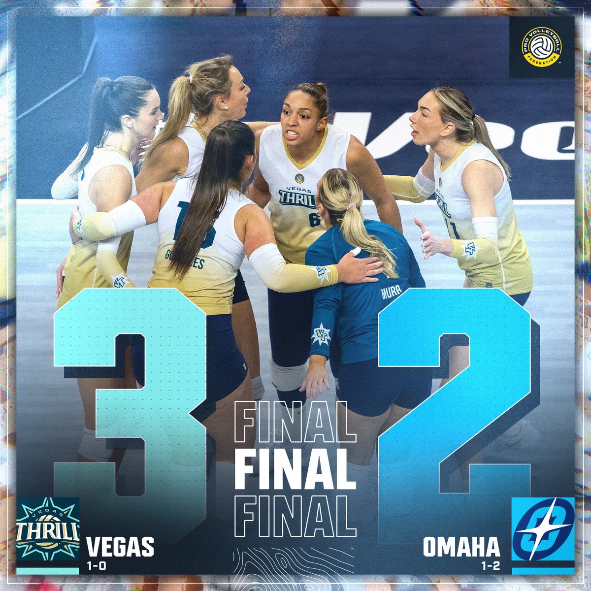 mlvolley's tweet image. . @vegasthrill clutches the five setter to bring a W home from their debut! 🙌

Matches all week long on @youtube #RallyWithUs

#RealProVolleyball #ProVolleyball