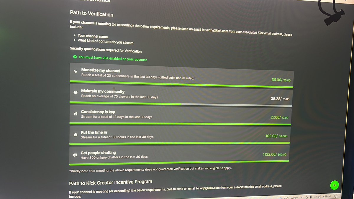 Live on Kick! 💚
Join up ASAP! 😁
Grinding for Verification! ✅🔜
35.28/75.00 Average Viewers! 🙏
1,430/1,500 Followers! 😃
51/100 Subs!!😘 
kick.com/xxxmystiicxxx

#kick #Kick #KickAffiliate #kickcommunity #kicklivestreaming #KickStreamer #KickStreamers