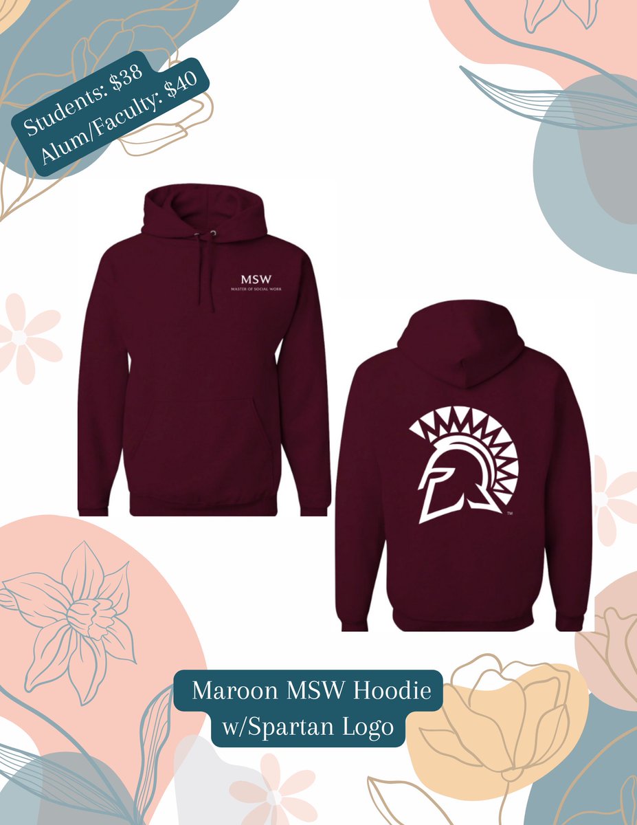 sjsuSWGSA's tweet photo. We're happy to announce that we are officially dropping our Spring Apparel Line! Please scan the QR code or click the link in our bio to place your order. ✨ Pre-Orders end on February 23 at 3 PM ✨ If you have any questions feel free to reach out to us via the email listed https://t.co/96mMqmRM1T
