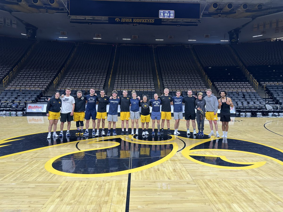 Another one 😎

Got the W tonight against the Penn State Managers 78-65! Tune in tomorrow at 8pm CT on BTN to watch our favorite team <a href="/IowaWBB/">Iowa Women's Basketball</a> take on Penn State
