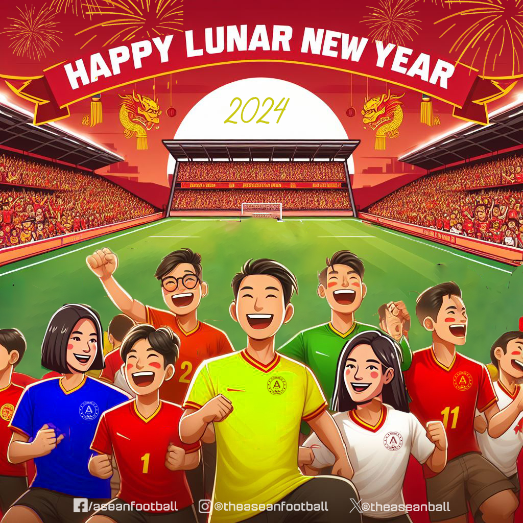 ✨ HAPPY LUNAR NEW YEAR 2024 🎉
🇧🇳🇰🇭🇮🇩🇱🇦🇲🇾🇲🇲🇵🇭🇸🇬🇹🇱🇹🇭🇻🇳

Wishing You A Year Filled With Great Joy Peace And Protein
Have A Wonderful Year Ahead Happy New Year!!!

💖💖💖💖💖💖💖💖💖💖💖

#AseanFootball