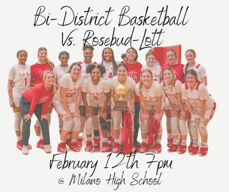 Playoff game set!!  Monday night at 7PM. Bremond Lady Tigers vs Rosebud-Lott. Can’t wait until Monday night. Going to be a fun few weeks. <a href="/TXHSGBB/">#TXHSGBB—TXHSGBB.com</a> <a href="/parker_rehm/">Parker Rehm</a> <a href="/STBA_TX/">STBA-TX.com</a>