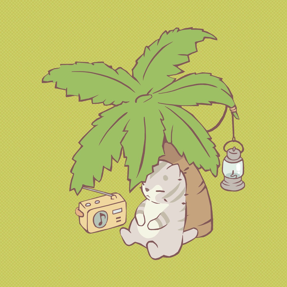 ERCCnft's tweet photo. 𝓣𝓮𝓵𝓵 𝓾𝓼 𝔂𝓸𝓾𝓻 𝓻𝓮𝓽𝓲𝓻𝓮𝓶𝓮𝓷𝓽 𝓹𝓵𝓪𝓷:

Mine is too chill by the palm tree  with some meow-pop on!  🌴🎵🐈 https://t.co/IhjC31ac6I