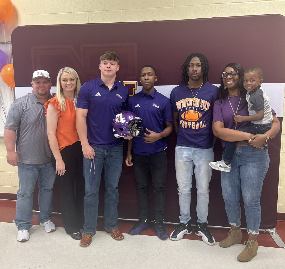 Congrats to our Chiefs signing with Northwestern State today! Proud of these young men! #Forkem #YeahChief