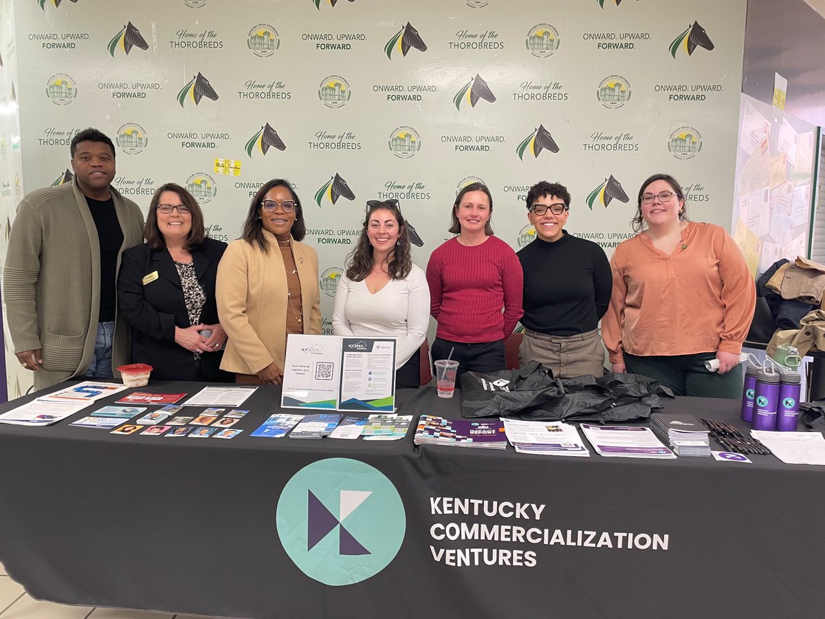 KyStateU's tweet image. Thank you to everyone who dropped in for the KCV Open House, Fireside Chat, and Student Hour. Your participation made this day memorable and impactful. Attendees engaged with the KCV team, exploring the vast landscape of innovation and entrepreneurship. #KentuckyStateUniversity