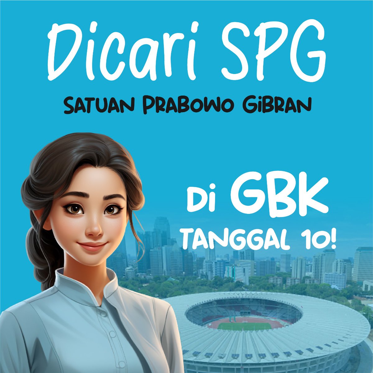 chic_chiko's tweet photo. Memang betul, YesB0W0gbRAN MENanG believe bersama kita utuh, berkompetisi kita menang, sekarang waktunya bisa dipandang di level dunia.
 
 #Kita02BIKINBiruGbk
 YukMULAI BersiapKeJAKARTA https://t.co/2UKNOs2vnV