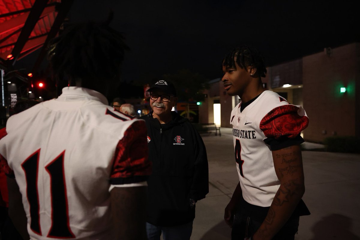 A huge thank you to all our season ticket holders for coming out tonight and your continued support of Aztec football!