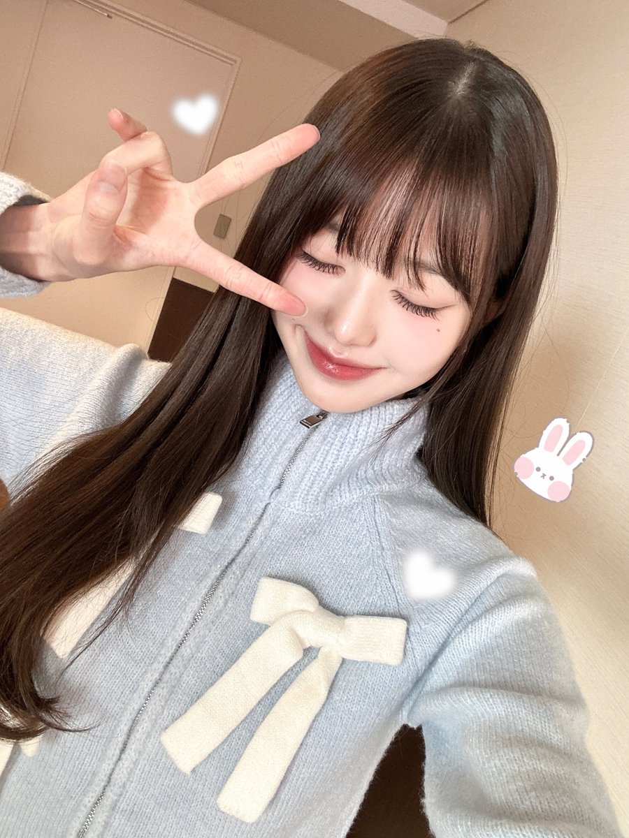 귀요미 또 토끼 스티커로 녕꾸했어