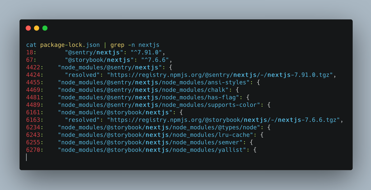 the linux command "grep" is so powerful, it can search the contents of your files but also filter the output from another command with a pipe