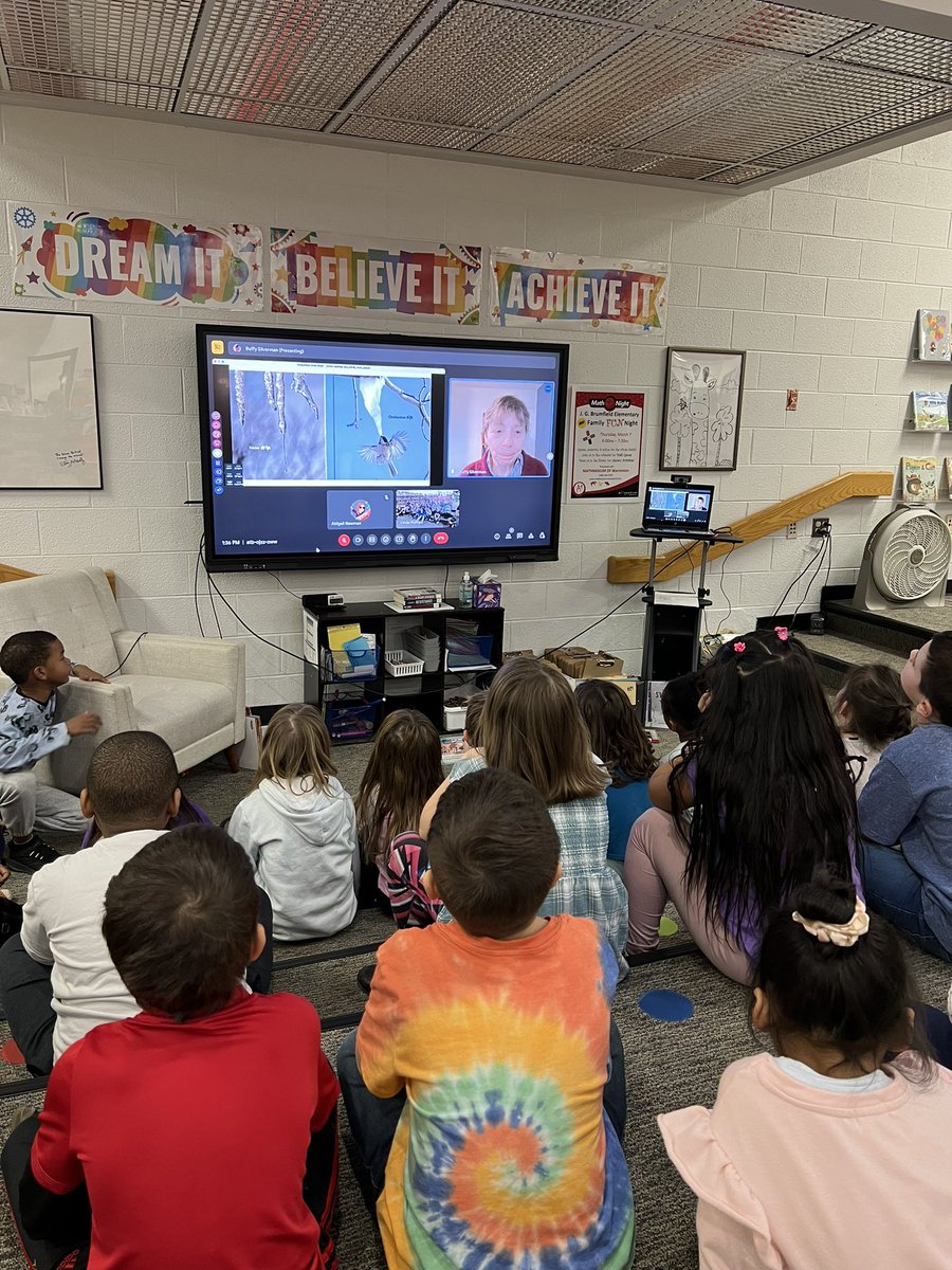 1st graders @JGB_Library were thinking spring thoughts as they heard @BuffySilverman read ON A SNOW-MELTING DAY for #WRAD!

Hoping there will be a 4th book in the seasons series!