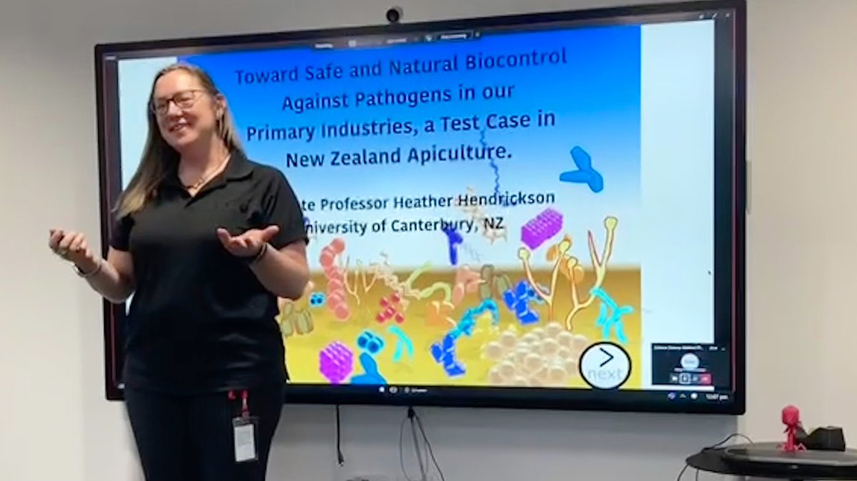 What an incredible day talking about #phage, meeting new people and catching up with friends at @MPI_NZ in Wellington! Lots of insightful questions for the audience in person amd on line! Thanks for a great day! @UCNZ @UCNZscience @UCNZbiology