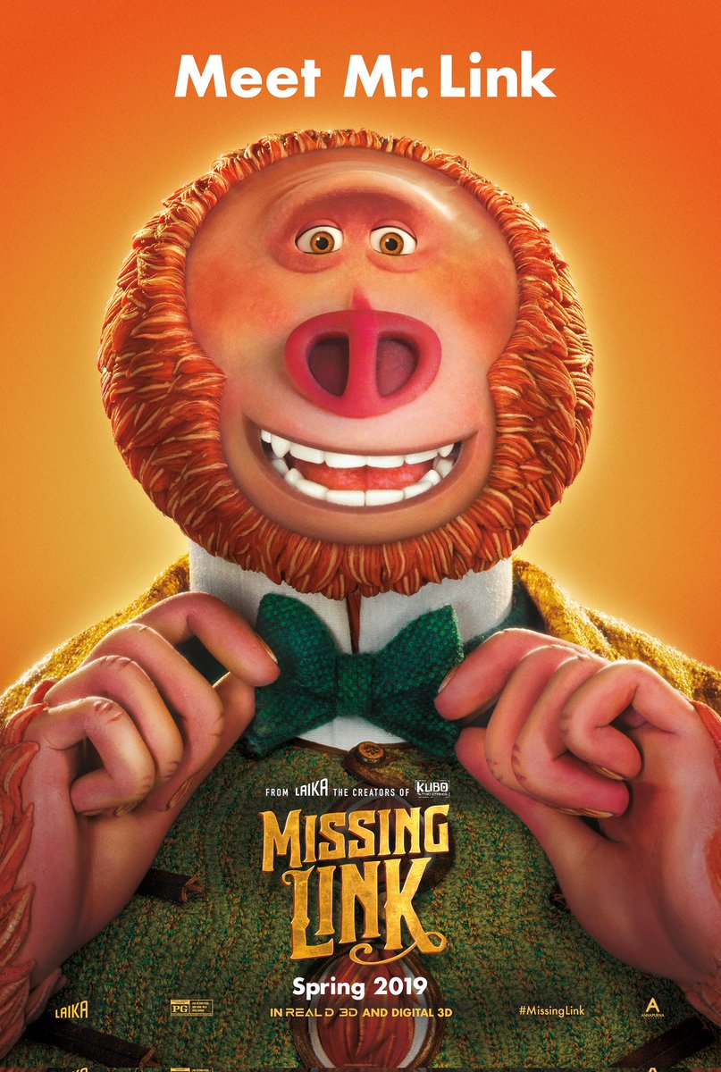 spiderhero's tweet photo. Thursday on @heydidyouseethisone at 8PM EST on TWITCH (link in bio &amp; https://t.co/7FNGqbDBos) we continue FRAME by FRAME: Do You LAIKA This One? A look at LAIKA Studios month. Next up? Missing Link (2019)
#laika #missinglink #stopframe #stopframeanimation #family #animated https://t.co/CoiZJWrpIF