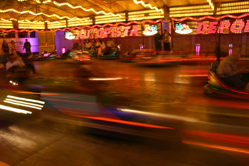 WHO doesnt love #bumperCars at the #county or #stateFairs? I always did till my camera got shocked by a #bumperCar in Mallorca!! Really!! #memories #fast #bump