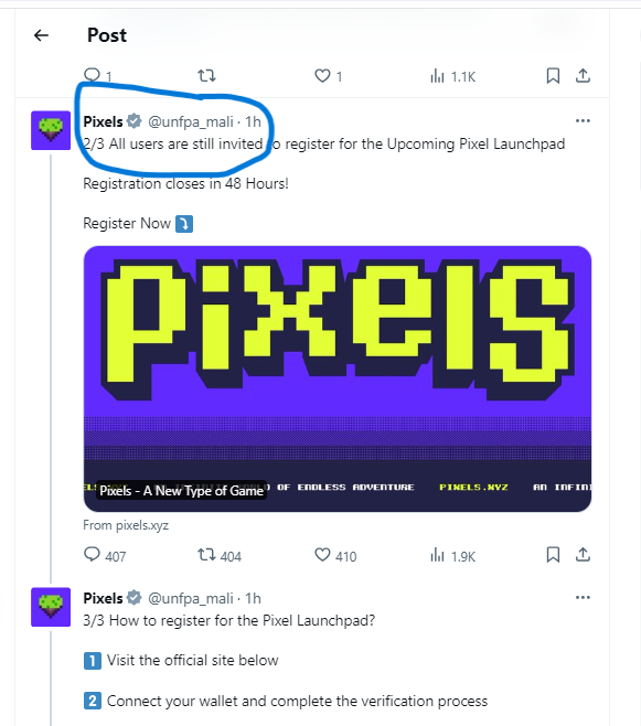 Reilm99's tweet image. Please report this account. It is a SCAM in replies of the official @binance announcement and it has a lot of engagement.
Stay safe...
@pixels_online #reportscam