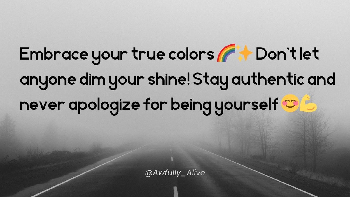 Awfully_Alive's tweet image. Just be you