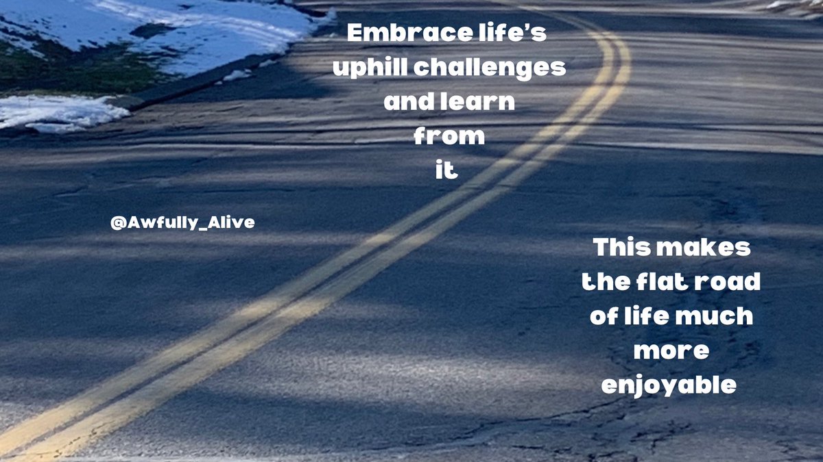 Awfully_Alive's tweet image. If you never struggled, then how do you know what enjoyment really is?