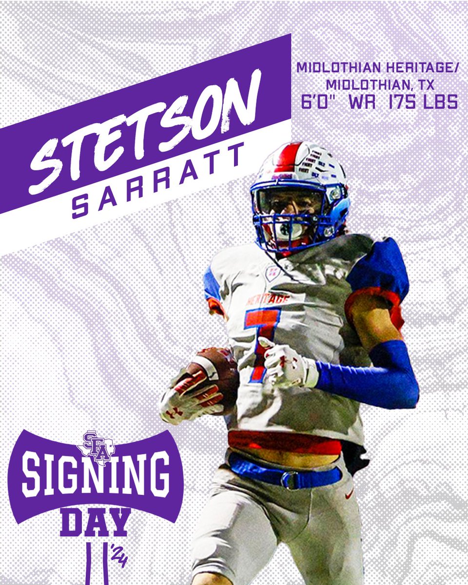 Welcome <a href="/StetsonSarratt/">Stetson Sarratt</a> to The Piney Woods! 🪓

#AxeEm x #RaiseTheAxe x #NSD24