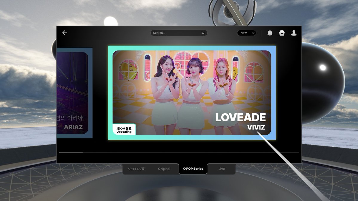 VENTAX_official's tweet photo. [📹] VIVIZ's #KPOP 8K 3D VR stage is now live🩷
#THESHOW #KPOPVR @VIVIZ_official
#엄지 #신비 #은하

02.09🎉 Happy debut day for VIVIZ✨
Watch the cute ‘#VIVIZ - #LOVEADE’ 8K 3D VR stage on #VENTAX🍹

Watch for free now
👉https://t.co/noi9SsRy4k https://t.co/ghU54pU2mm