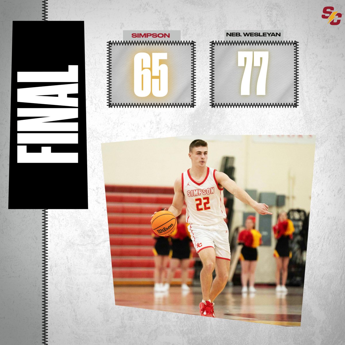 Simpson Men's Basketball tweet media