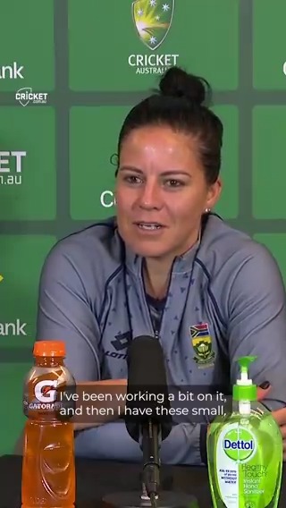 After a "proper hiding" in Adelaide, Marizanne Kapp was delighted with South Africa's response 📹 Credits: Twitter/cricketcomau