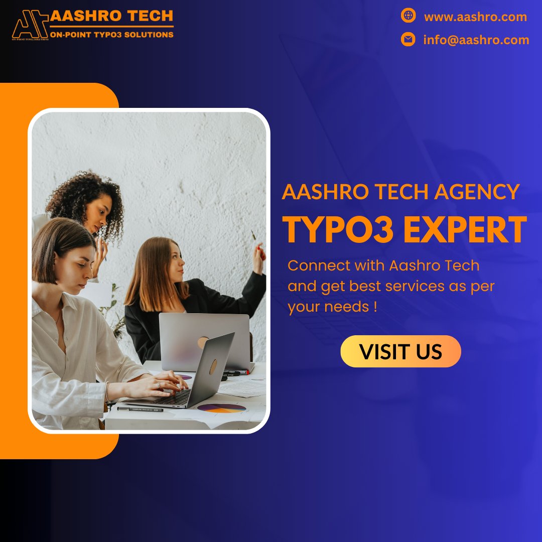AashroTech's tweet image. Connect with Aashro Tech and get the best services..!#aashrotech#aashro#typo3#typo3developer