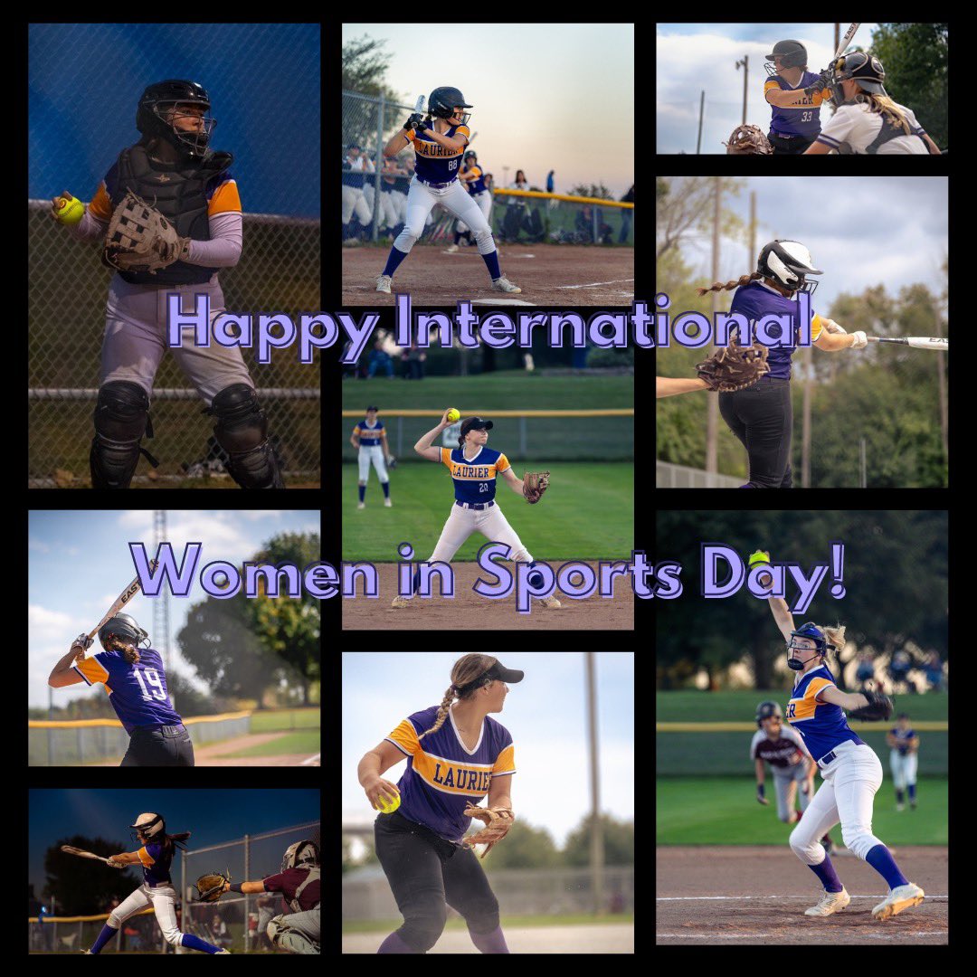 Happy International Women in Sports Day to our Golden Hawk athletes! Representing leadership on and off the field, we are proud to play! 💜💛
