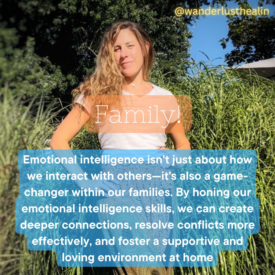 #Strengthening our #emotionalintelligence can #workwonders in our #families! 🏠💖 By #improving these #skills, we can #heal old #wounds, #create #deeperconnections, and #resolveconflicts more #effectively. Let's #foster a #supportive and #loving #environment at #home!