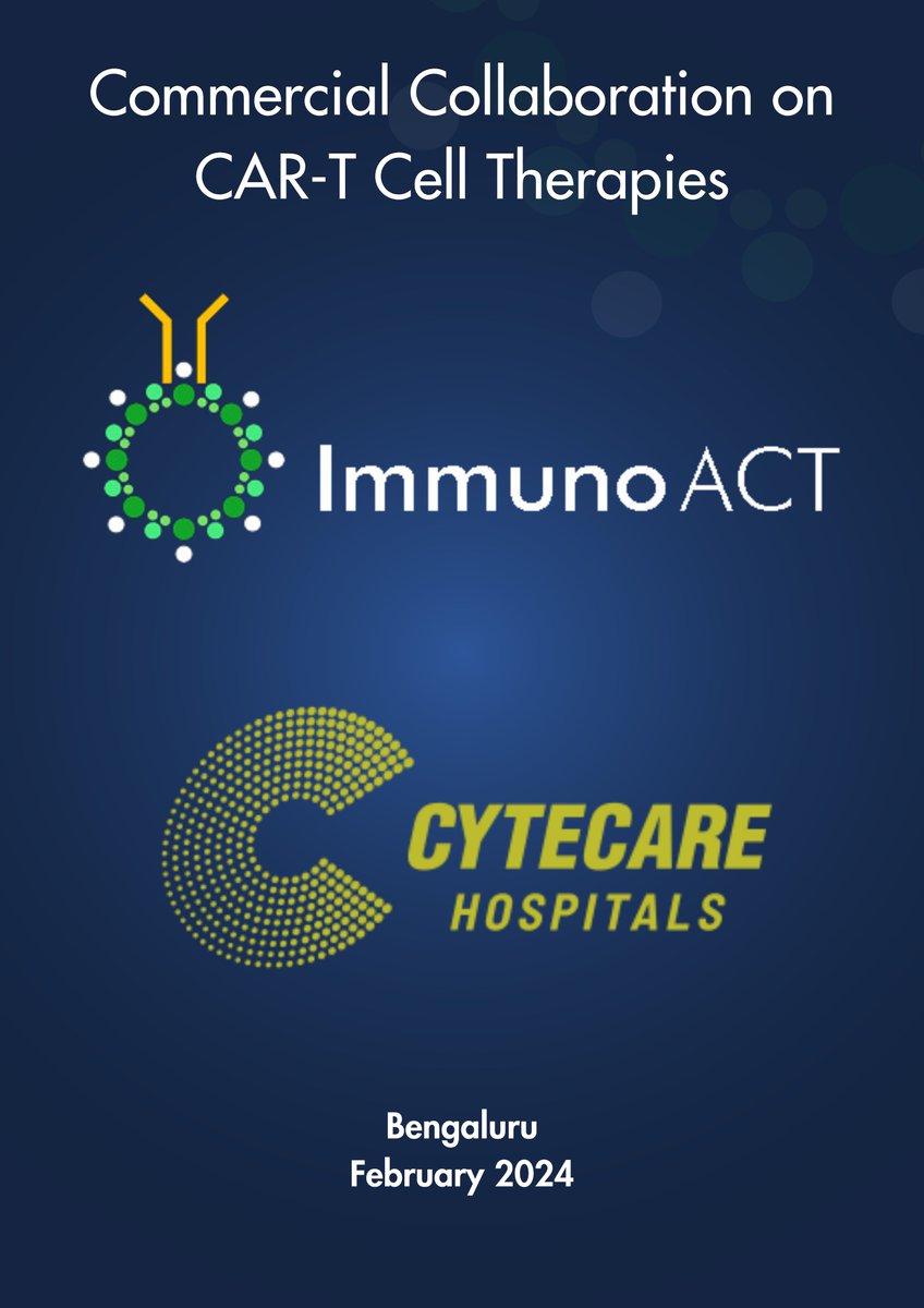 We're pleased to announce another milestone in our quest to provide access to our CAR-T cell therapies beginning with #NexCAR19 across India and beyond, through a commercial collaboration with @cytecare hospitals, Bengaluru. health.economictimes.indiatimes.com/news/hospitals…