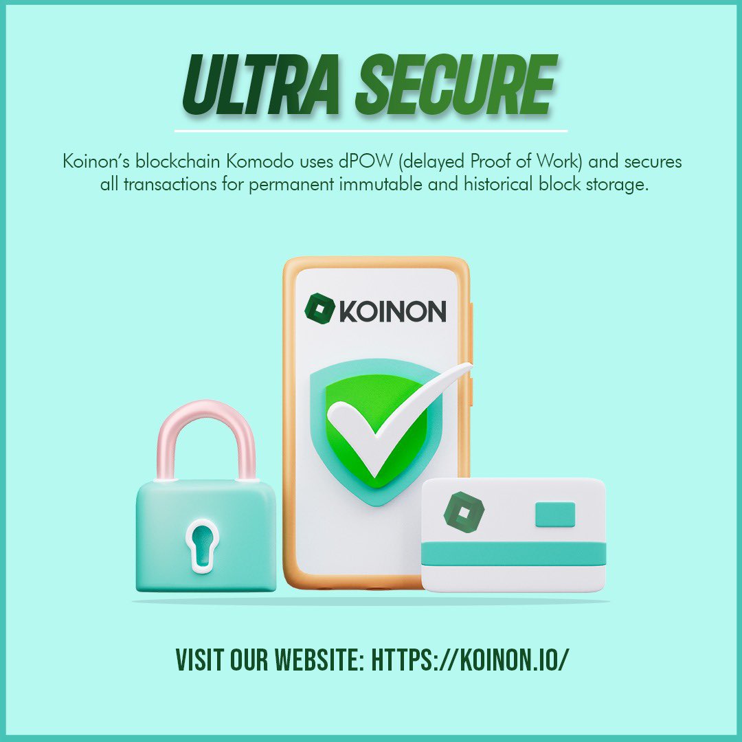 Koin_on's tweet photo. Ultra Secure presenting you KOINON's Blockchain.
#blockchain #koinon #secure #transaction #storage #koinking #digital #assets https://t.co/ZcovAYYLCy