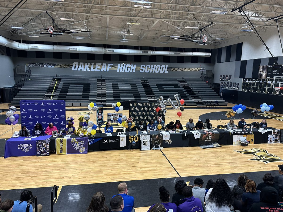 Another amazing day at the castle! Today 8 of our best and brightest signed to continue their academic and athletic careers! We are extremely proud to celebrate them today! Once a Knight, always a Knight! Go Knights! Fight On!
