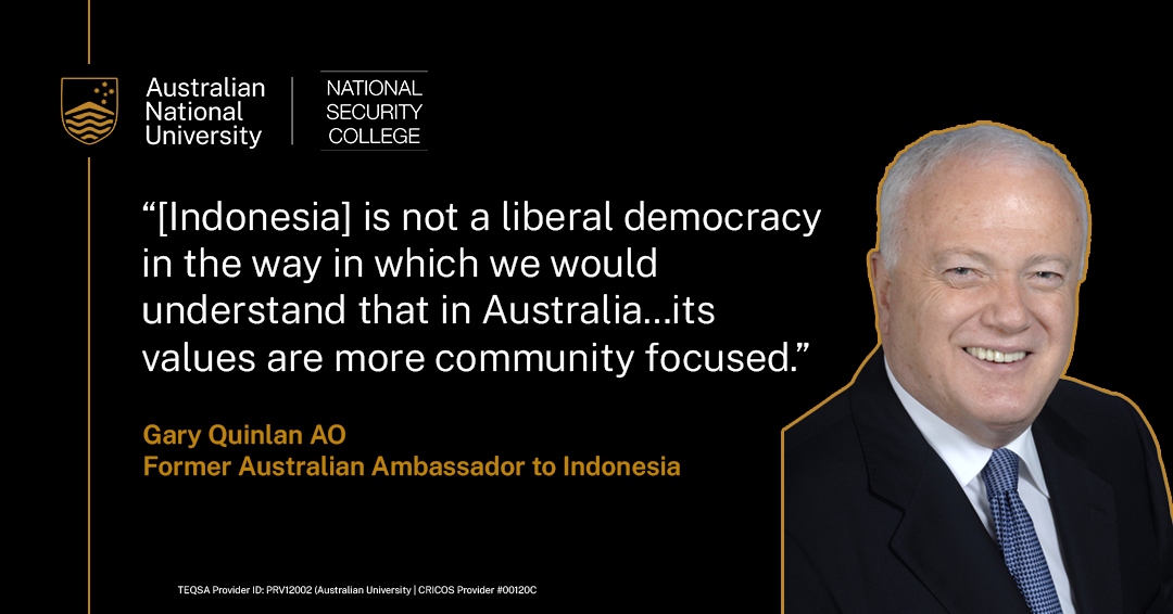 🚨New #NatSecPod🚨 In this episode, @SecurityScholar and Gary Quinlan join @Rory_Medcalf to discuss the upcoming #Indonesian🇮🇩 elections, and how the outcome might influence bilateral ties with #Australia 🇦🇺 and security in the region. 👂Listen now👇 tinyurl.com/3hcfdmn7