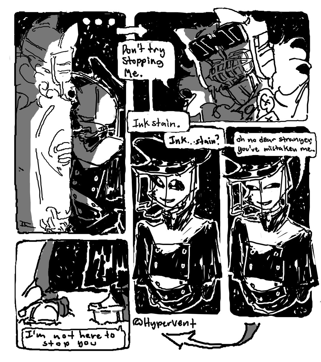 HyperVent_'s tweet photo. Bout time I do part 2 #amonerror #detectiveinksans #errorink https://t.co/XkYMhuEUCF