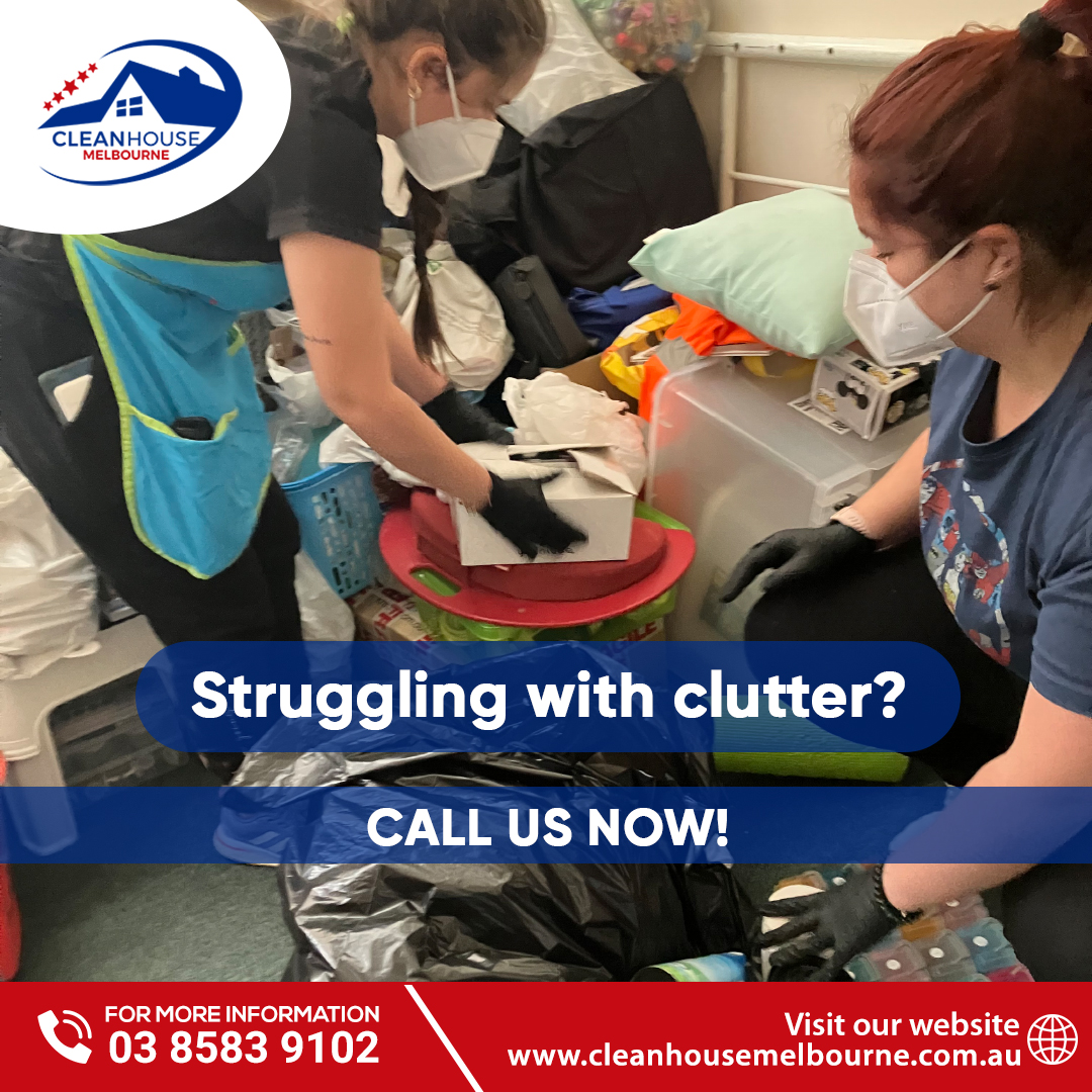 Remember, the key to a tidy home is not just cleaning, but organising! Start small - one room at a time. Our award-winning hoarding cleaning service at Clean House Melbourne is just a call away.

Call us on 03 8586 9102 or email info@cleanhousemelbourne.com.au 

#HoardingHelp